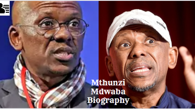 Mthunzi Mdwaba Biography