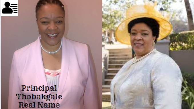 Principal Thobakgale Real Name